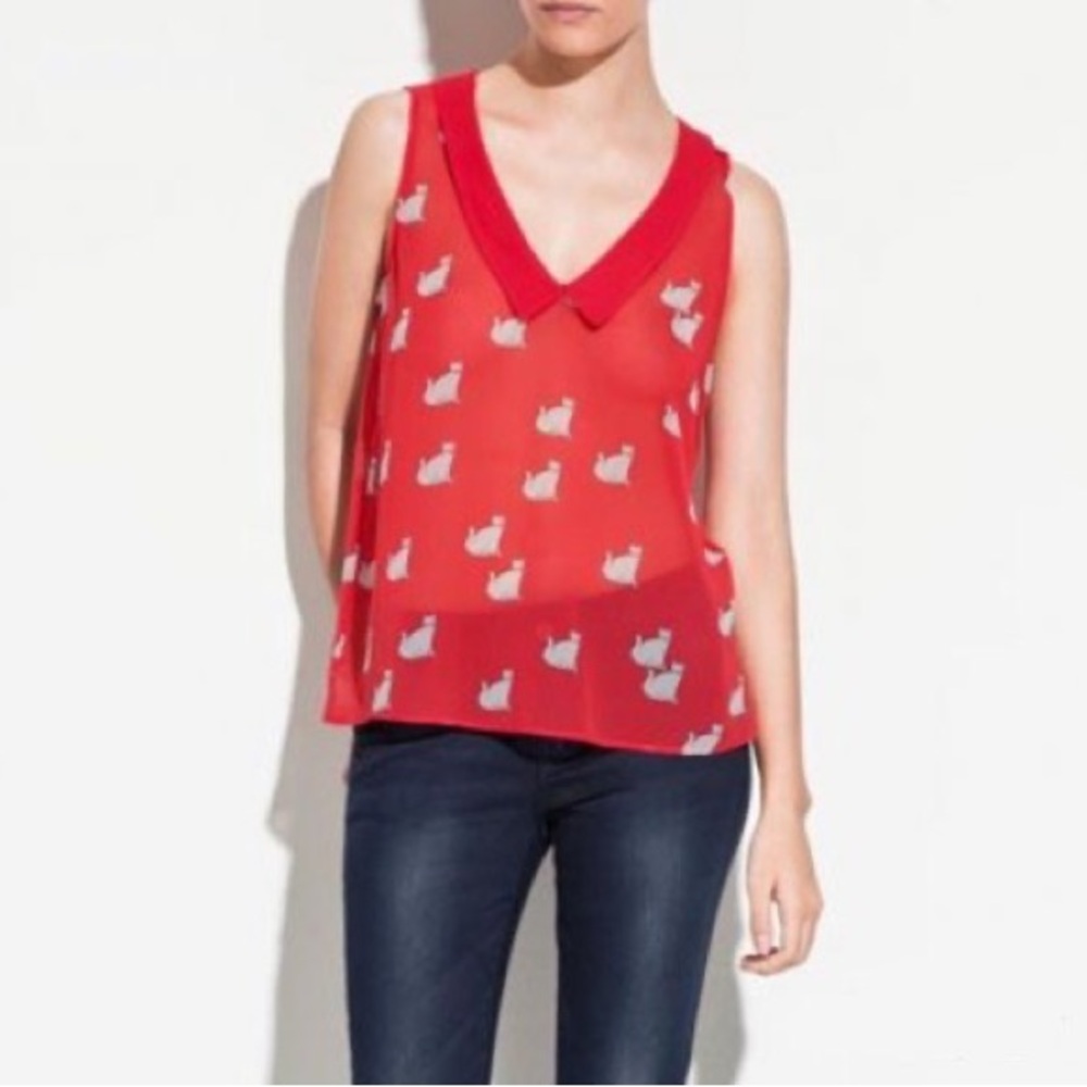 Zara Sleeveless Blouse